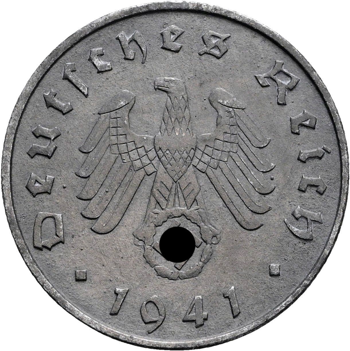 10 Reichspfennig 1941 A – Rückseite