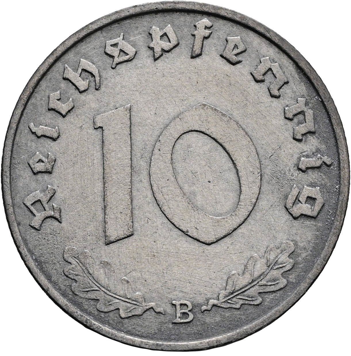 10 Reichspfennig 1941 B – Vorderseite