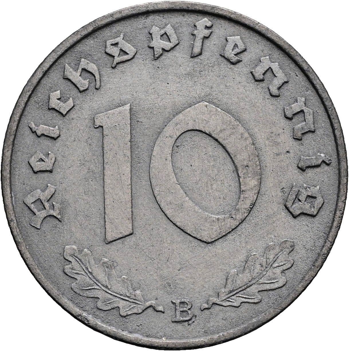 10 Reichspfennig 1941 B – Vorderseite