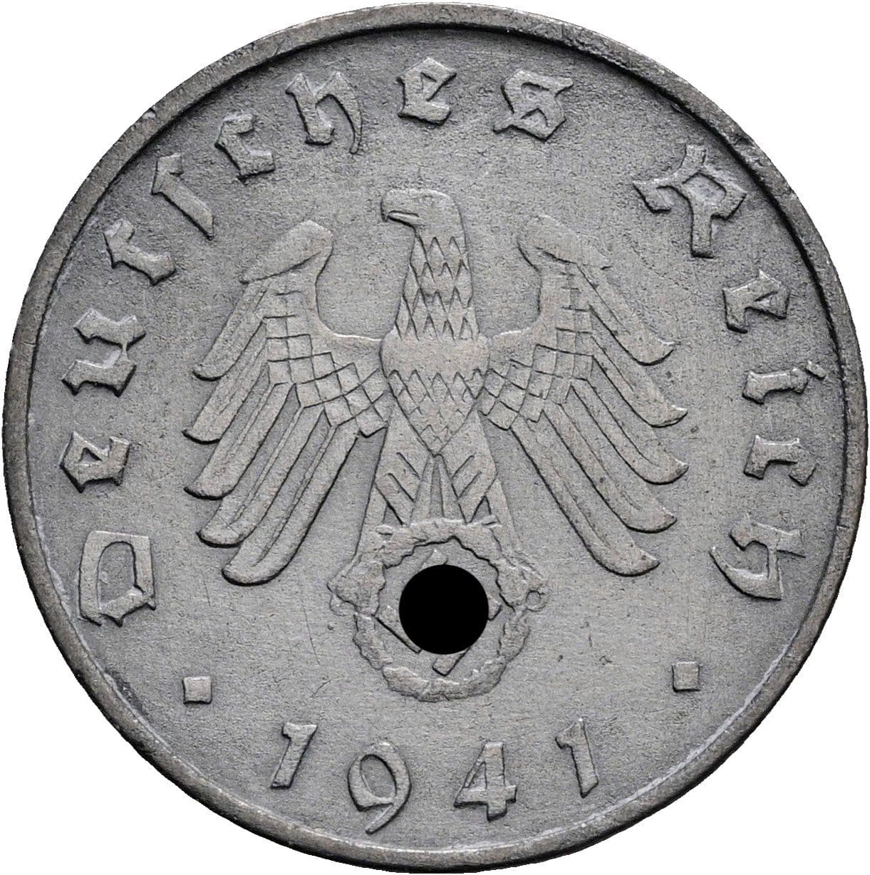10 Reichspfennig 1941 B – Rückseite
