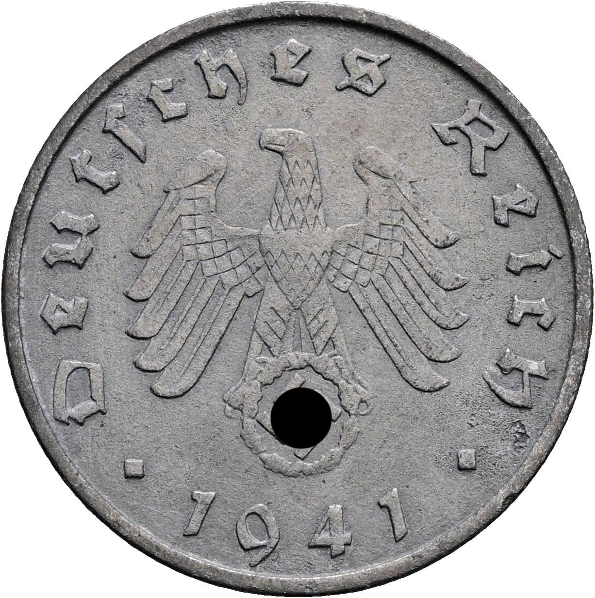10 Reichspfennig 1941 B – Rückseite