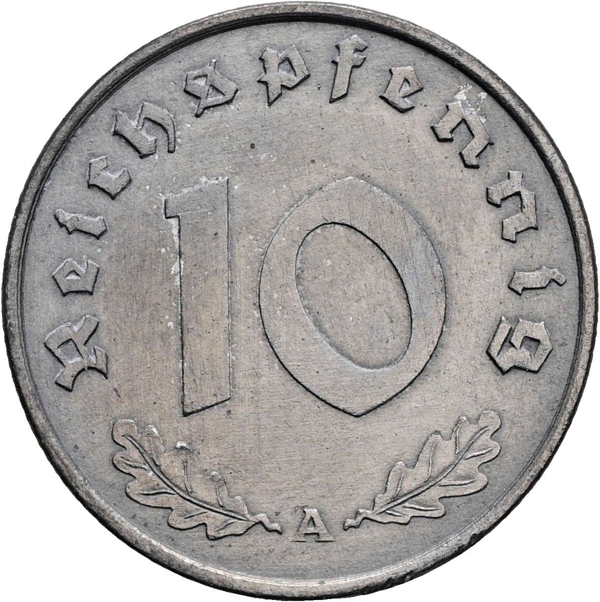 10 Reichspfennig 1941 A – Vorderseite