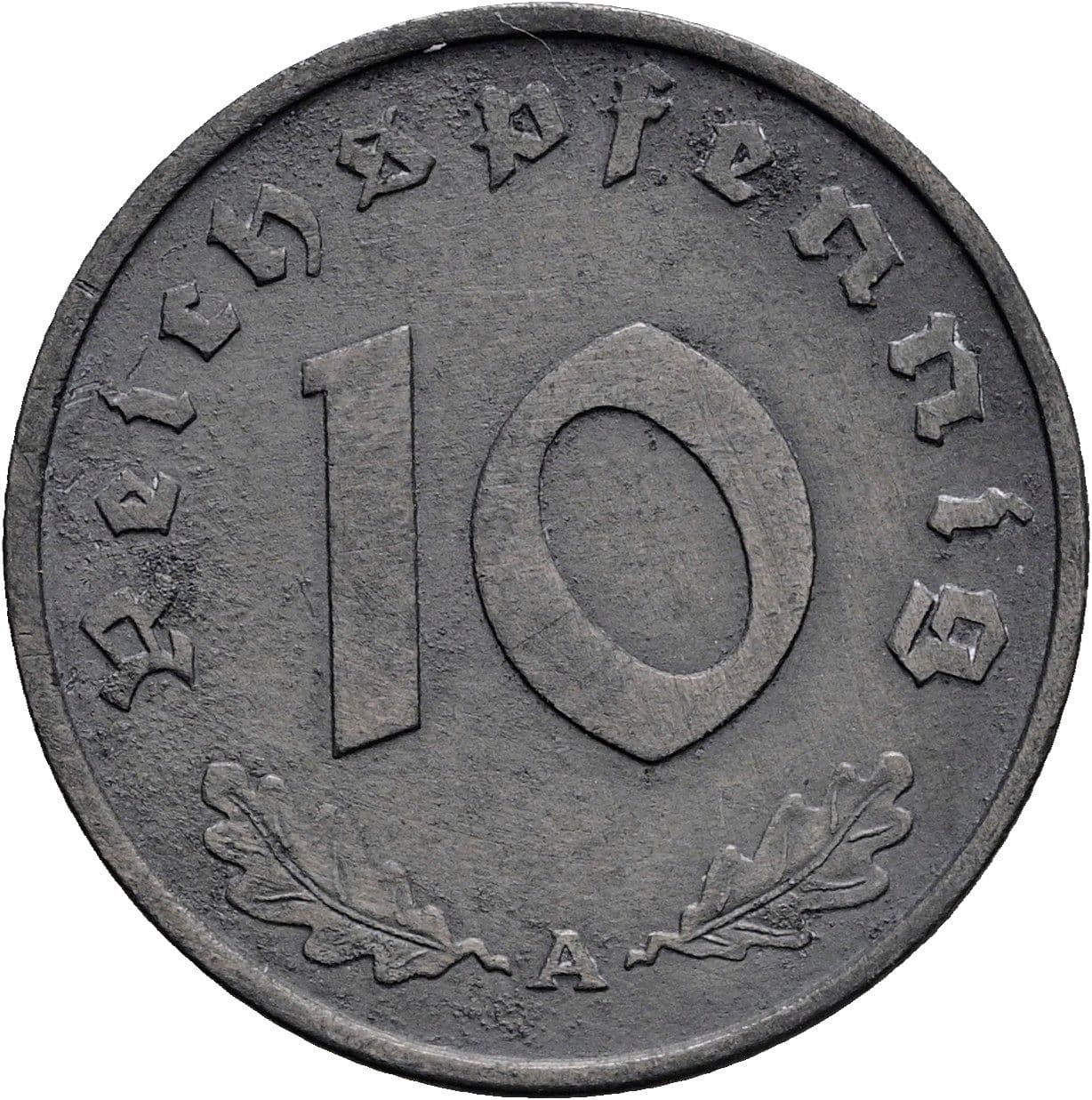 10 Reichspfennig 1941 A – Vorderseite
