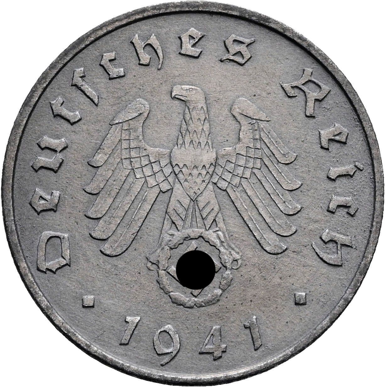 10 Reichspfennig 1941 A – Rückseite