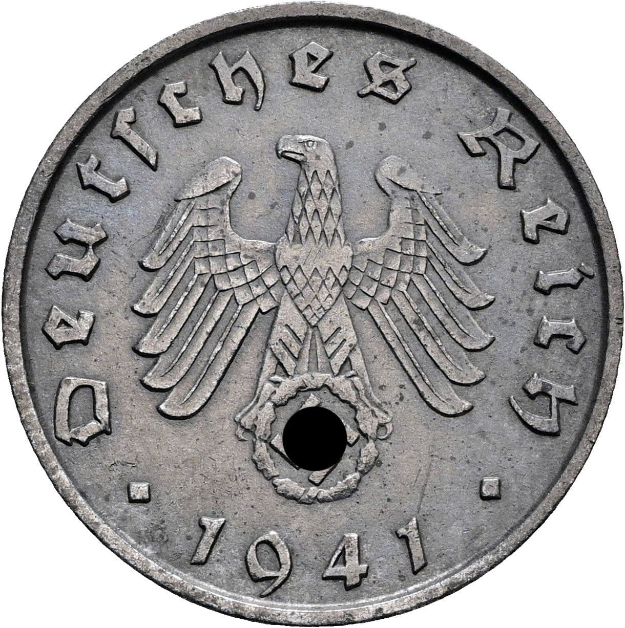10 Reichspfennig 1941 B – Rückseite
