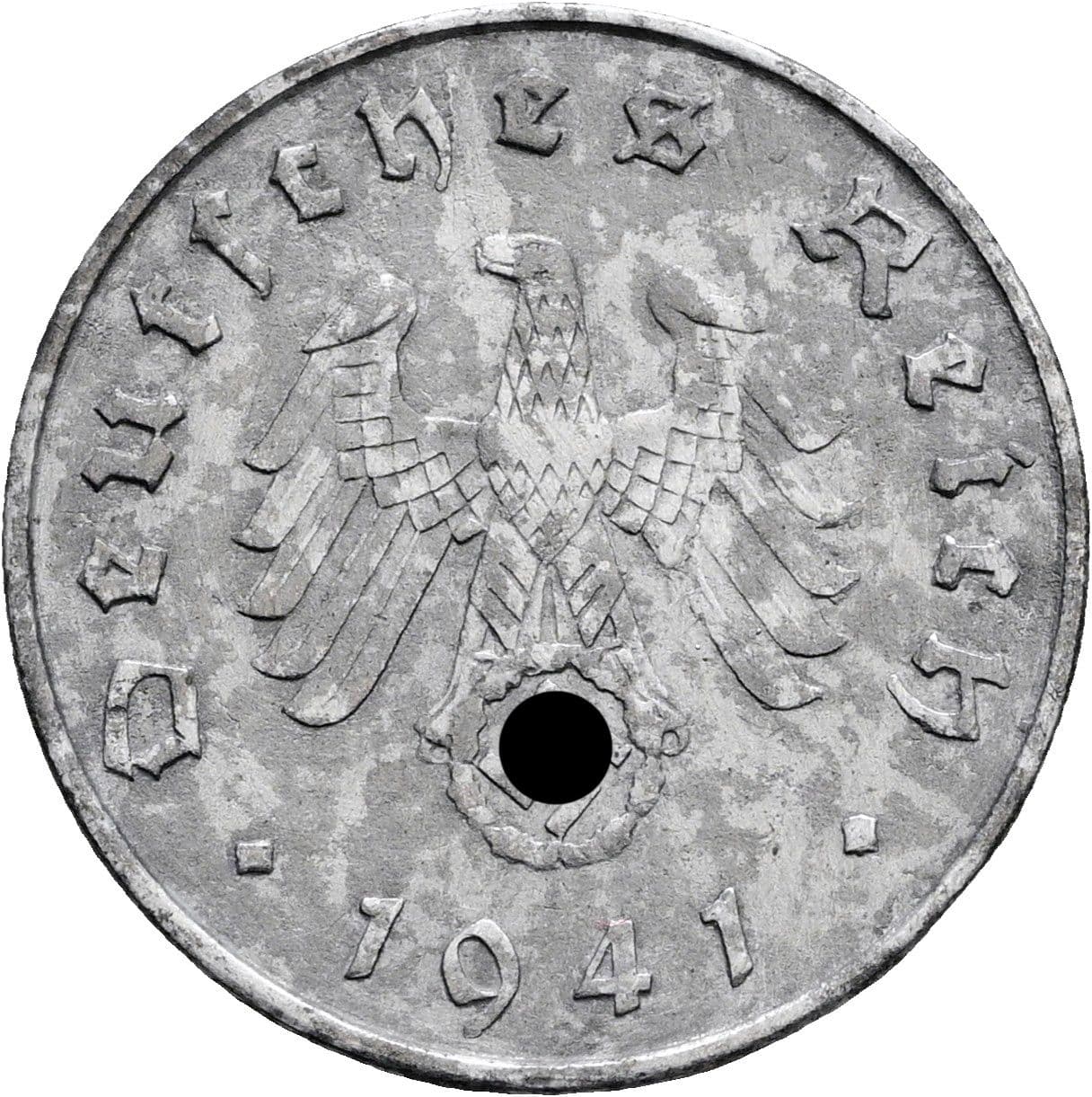 10 Reichspfennig 1941 A – Rückseite