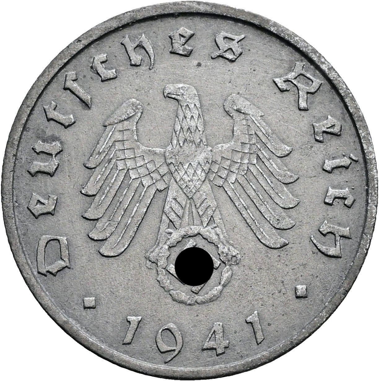 10 Reichspfennig 1941 B – Rückseite