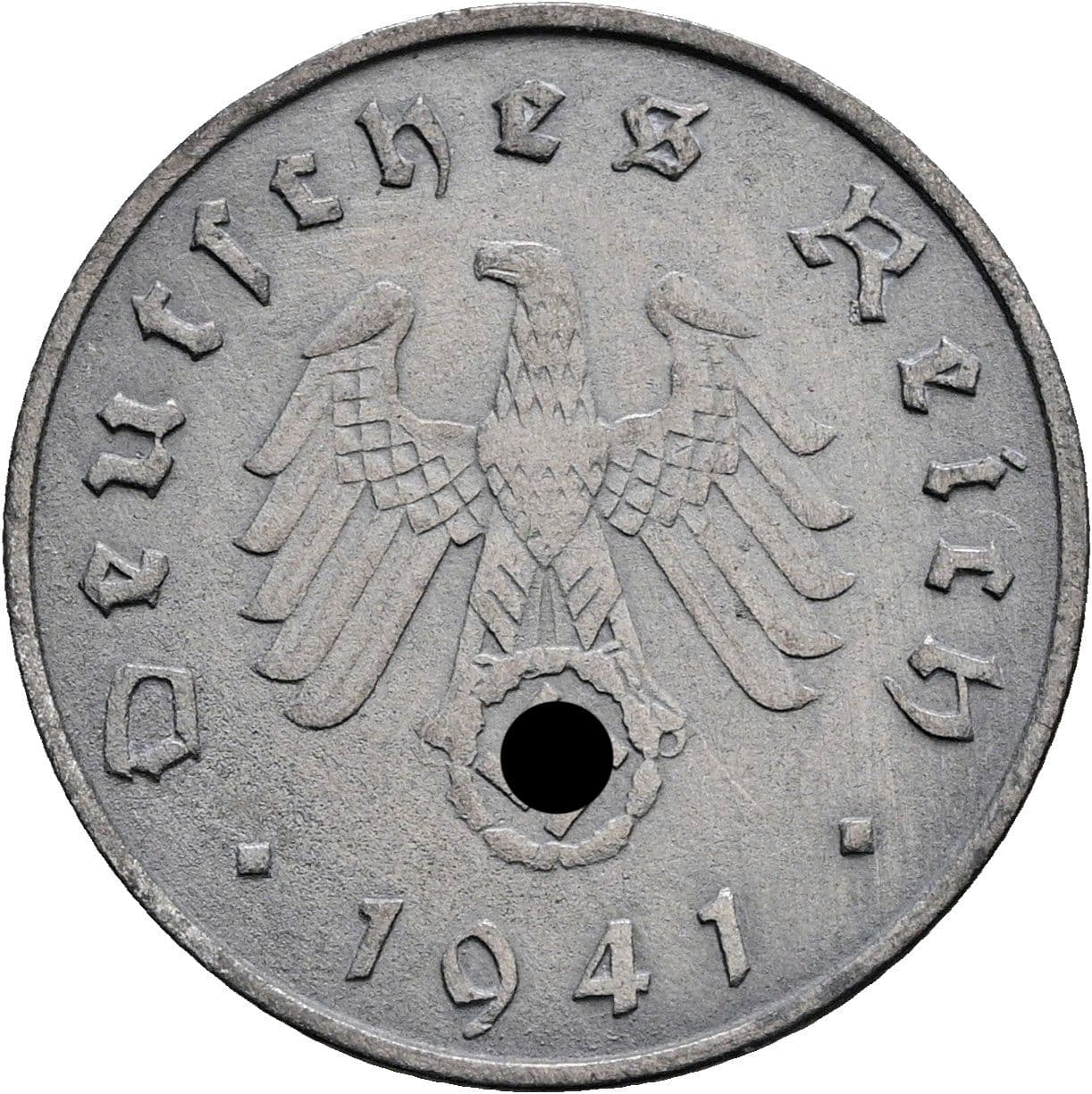 10 Reichspfennig 1941 A – Rückseite