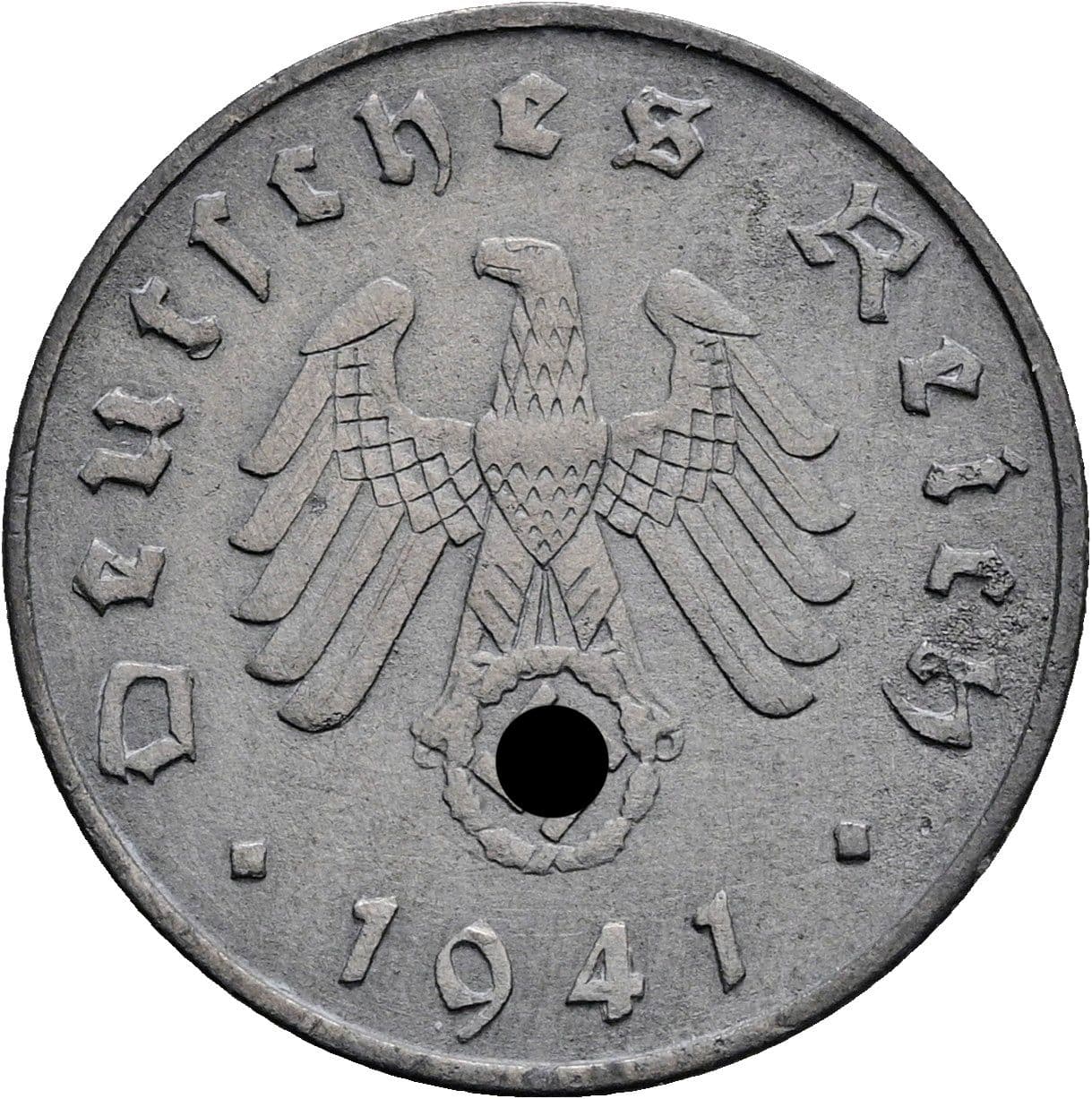 10 Reichspfennig 1941 A – Rückseite