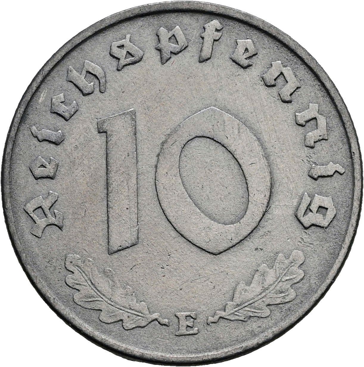 10 Reichspfennig 1940 E – Vorderseite