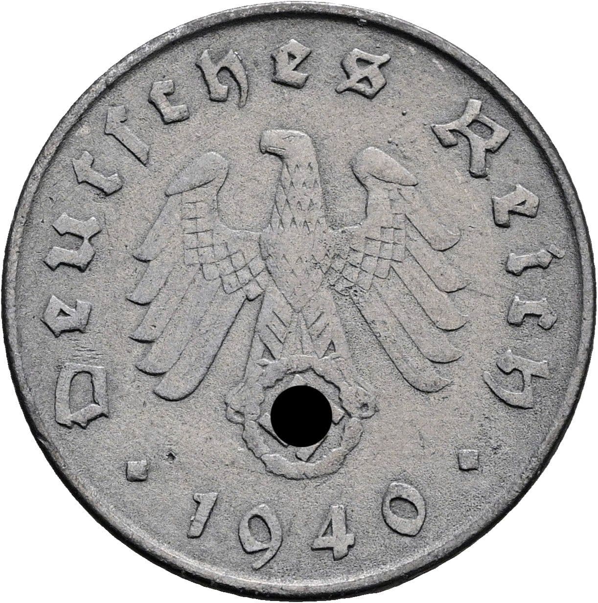 10 Reichspfennig 1940 E – Rückseite