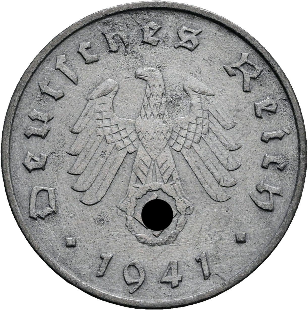 10 Reichspfennig 1941 A – Rückseite