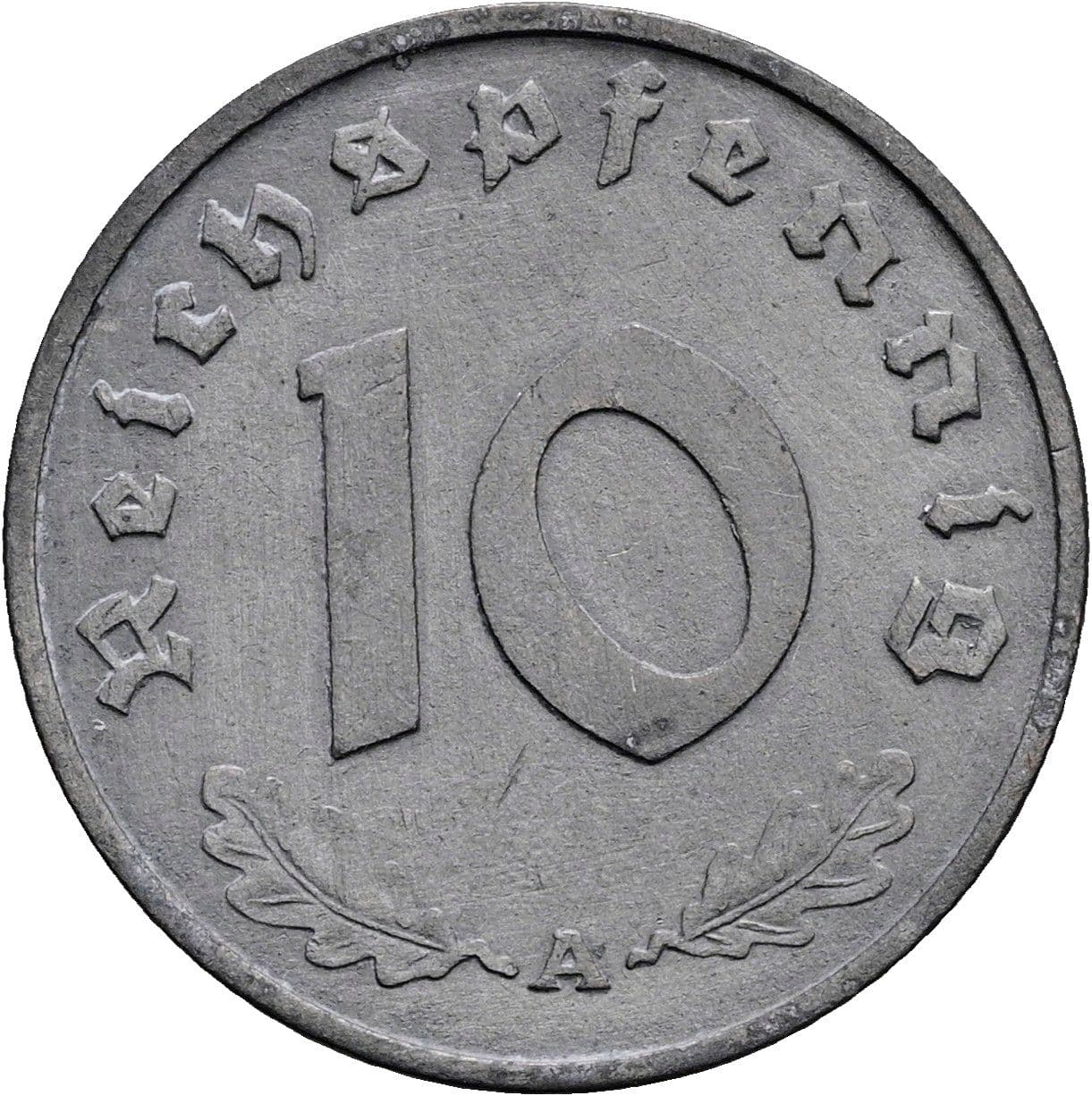 10 Reichspfennig 1941 A – Vorderseite