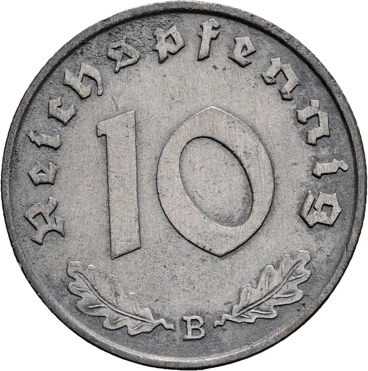 10 Reichspfennig 1941 B – Vorderseite