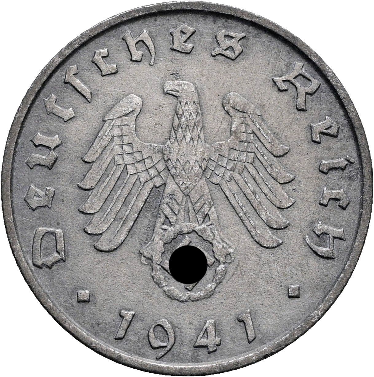 10 Reichspfennig 1941 B – Rückseite