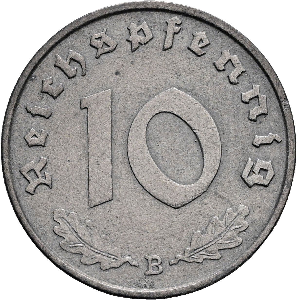 10 Reichspfennig 1941 B – Vorderseite