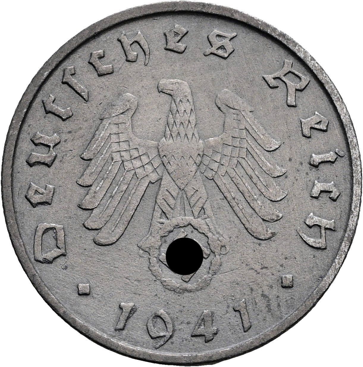 10 Reichspfennig 1941 B – Rückseite