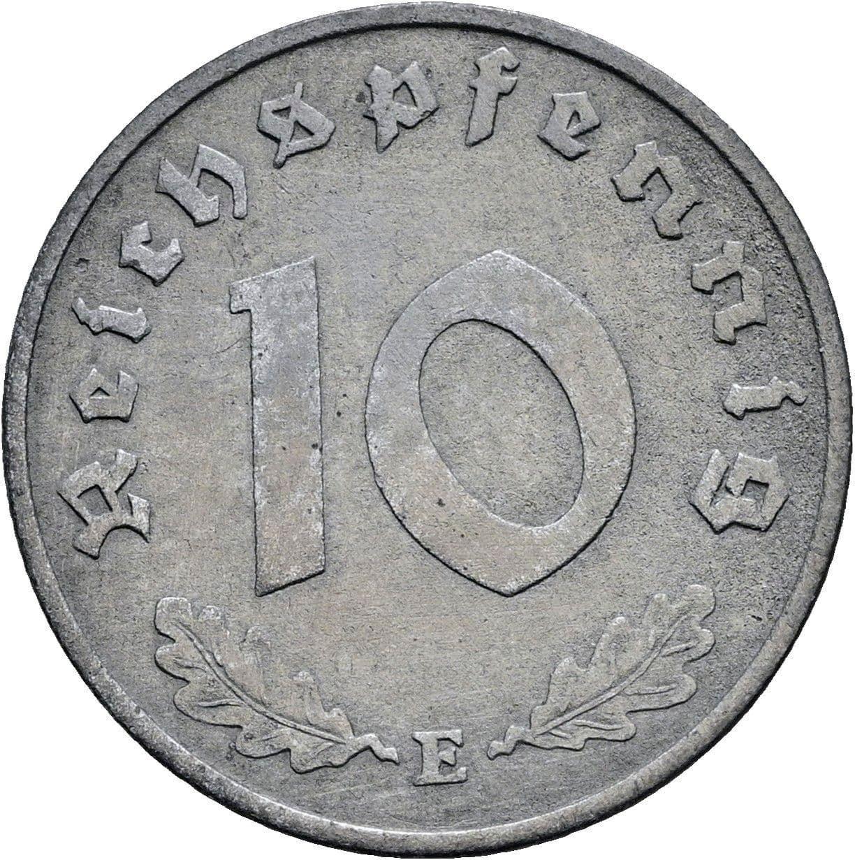 10 Reichspfennig 1940 E – Vorderseite
