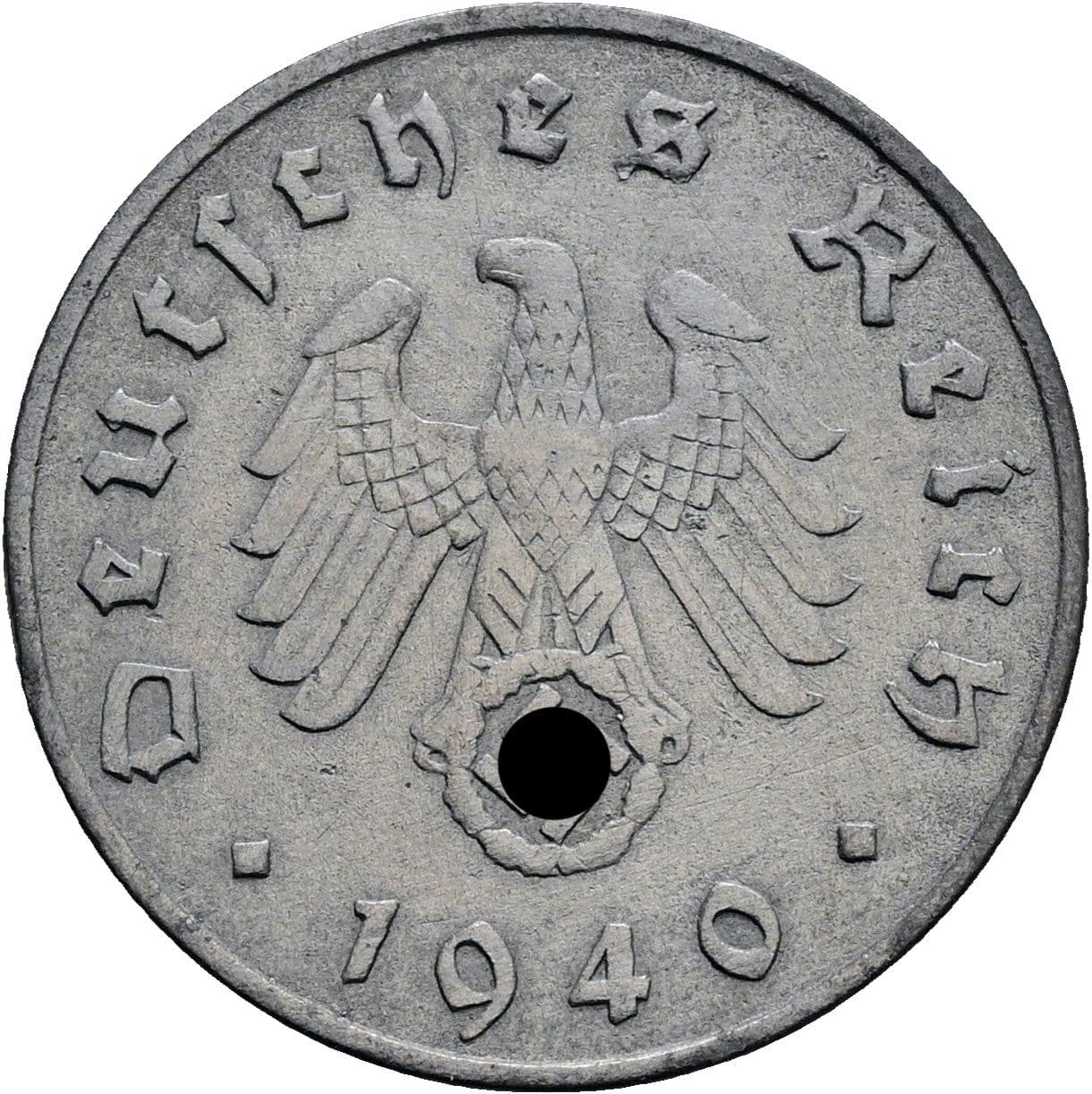 10 Reichspfennig 1940 E – Rückseite