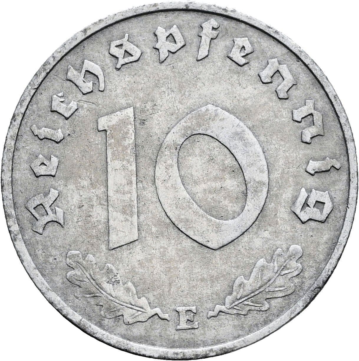 10 Reichspfennig 1940 E – Vorderseite