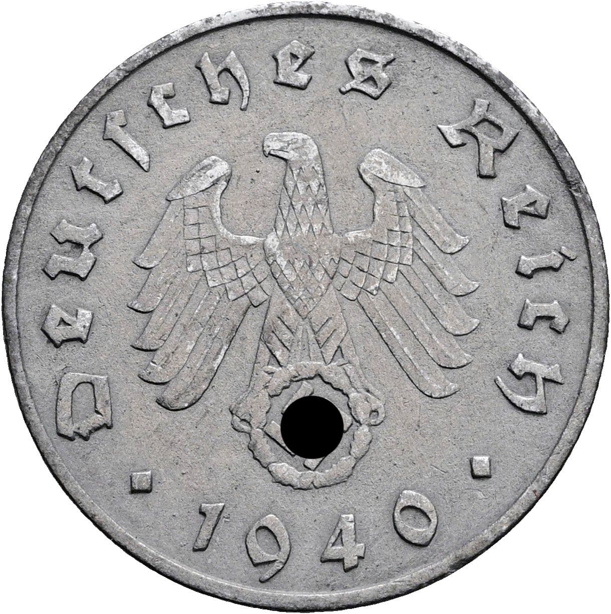 10 Reichspfennig 1940 E – Rückseite