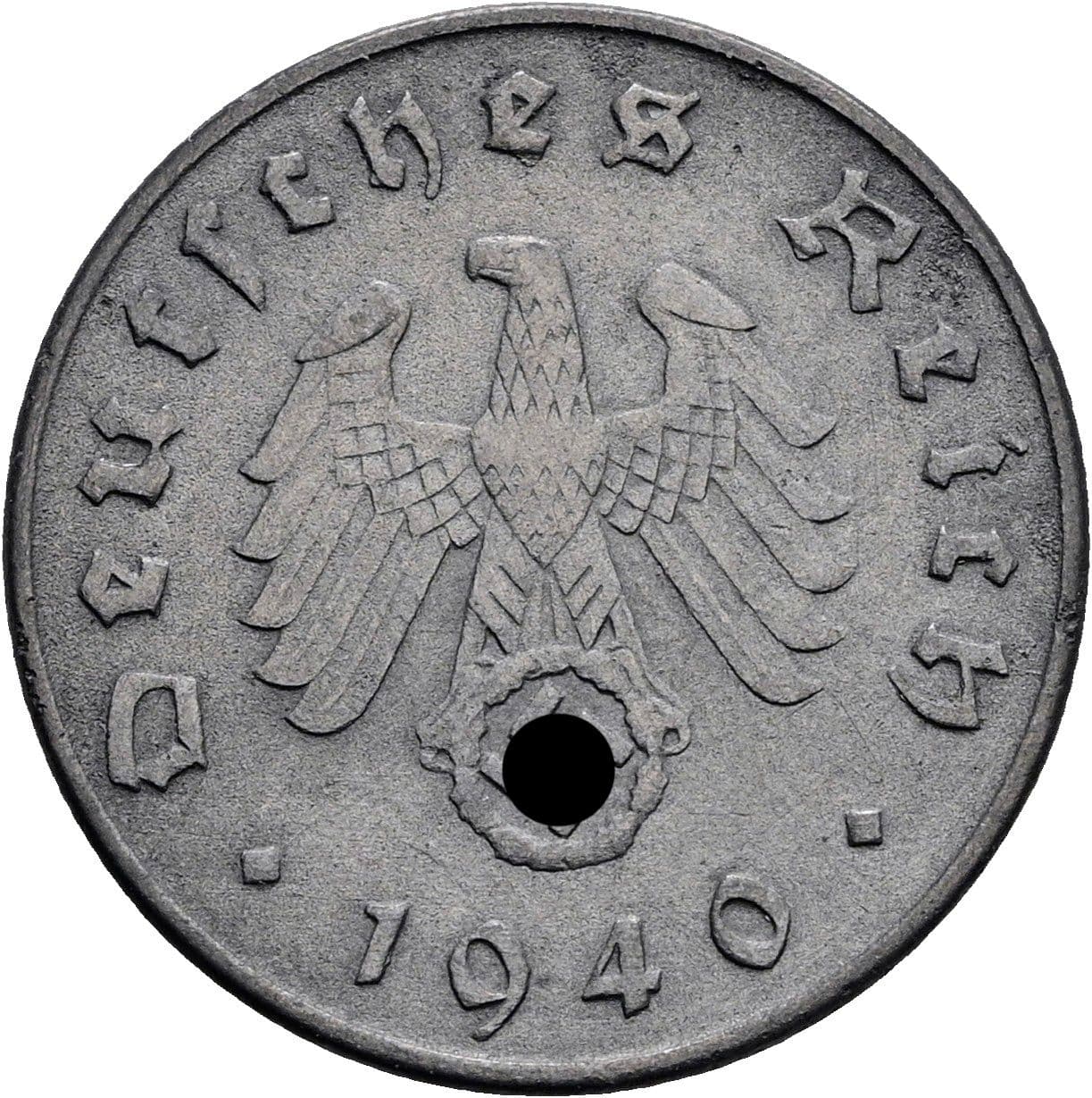 10 Reichspfennig 1940 D – Rückseite