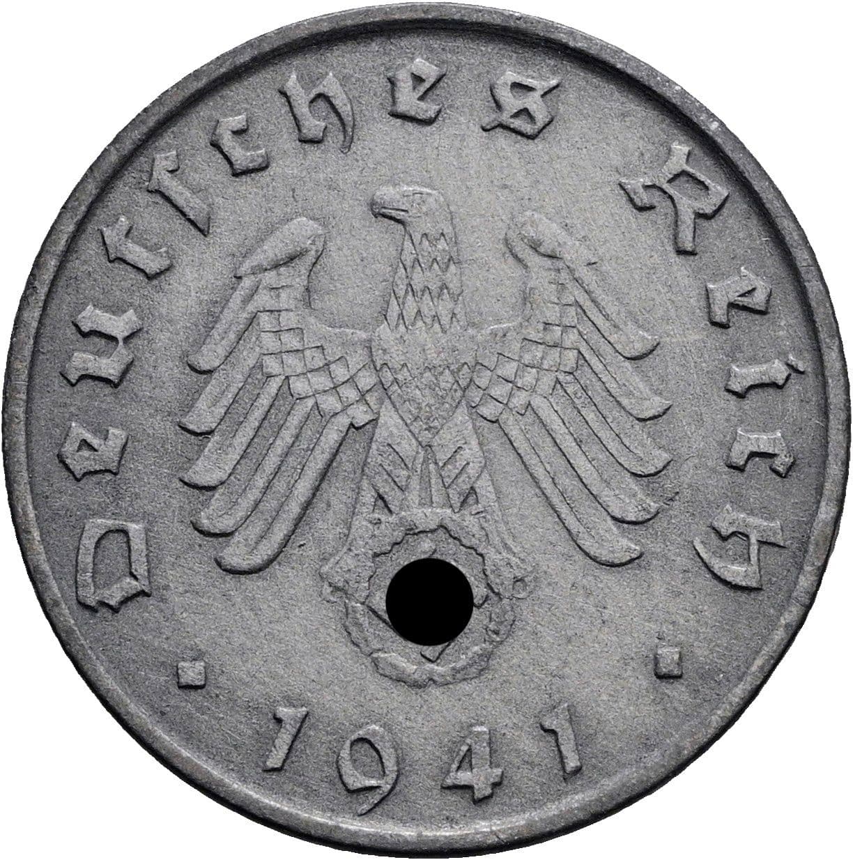10 Reichspfennig 1941 B – Rückseite