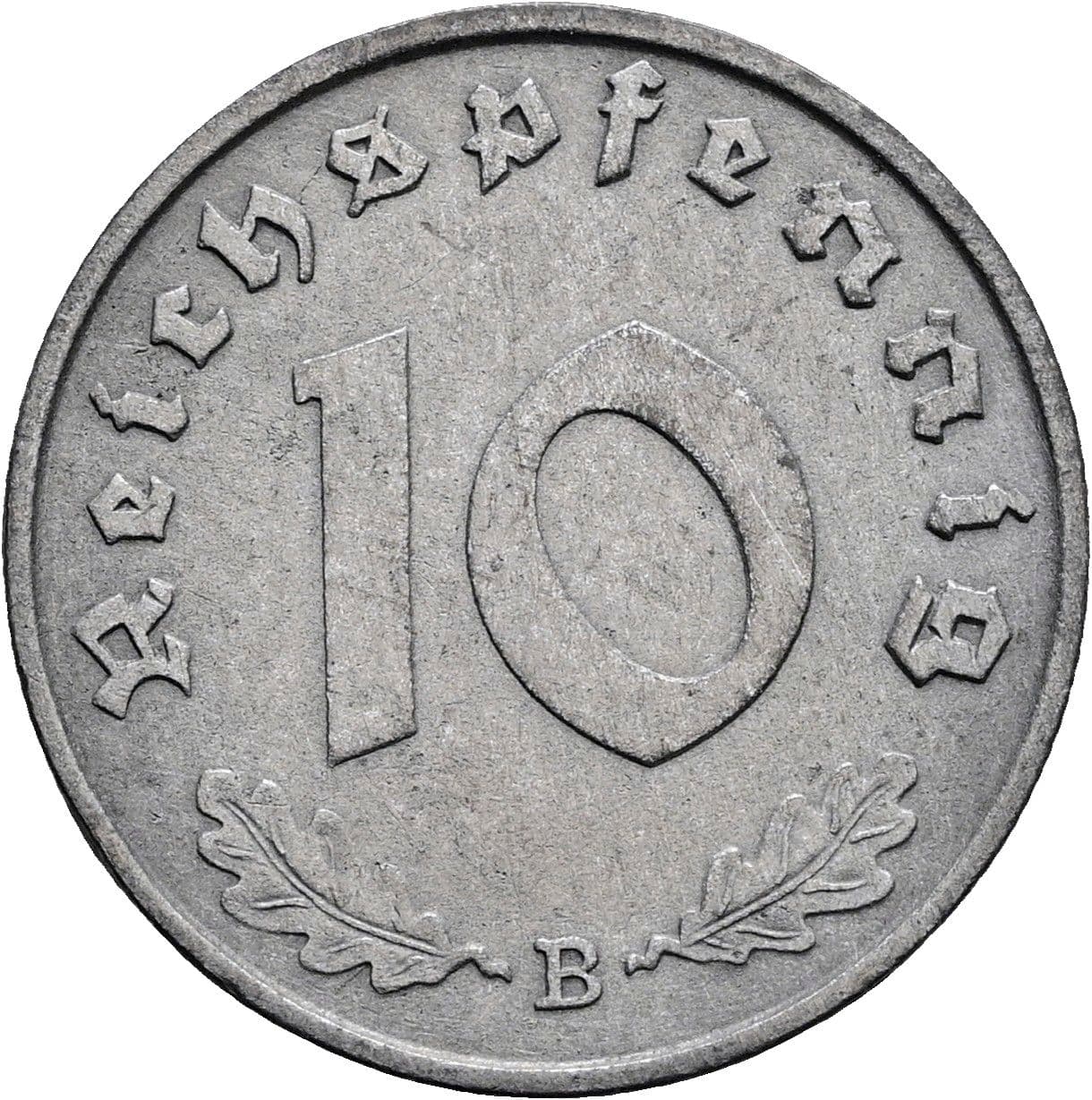 10 Reichspfennig 1941 B – Vorderseite