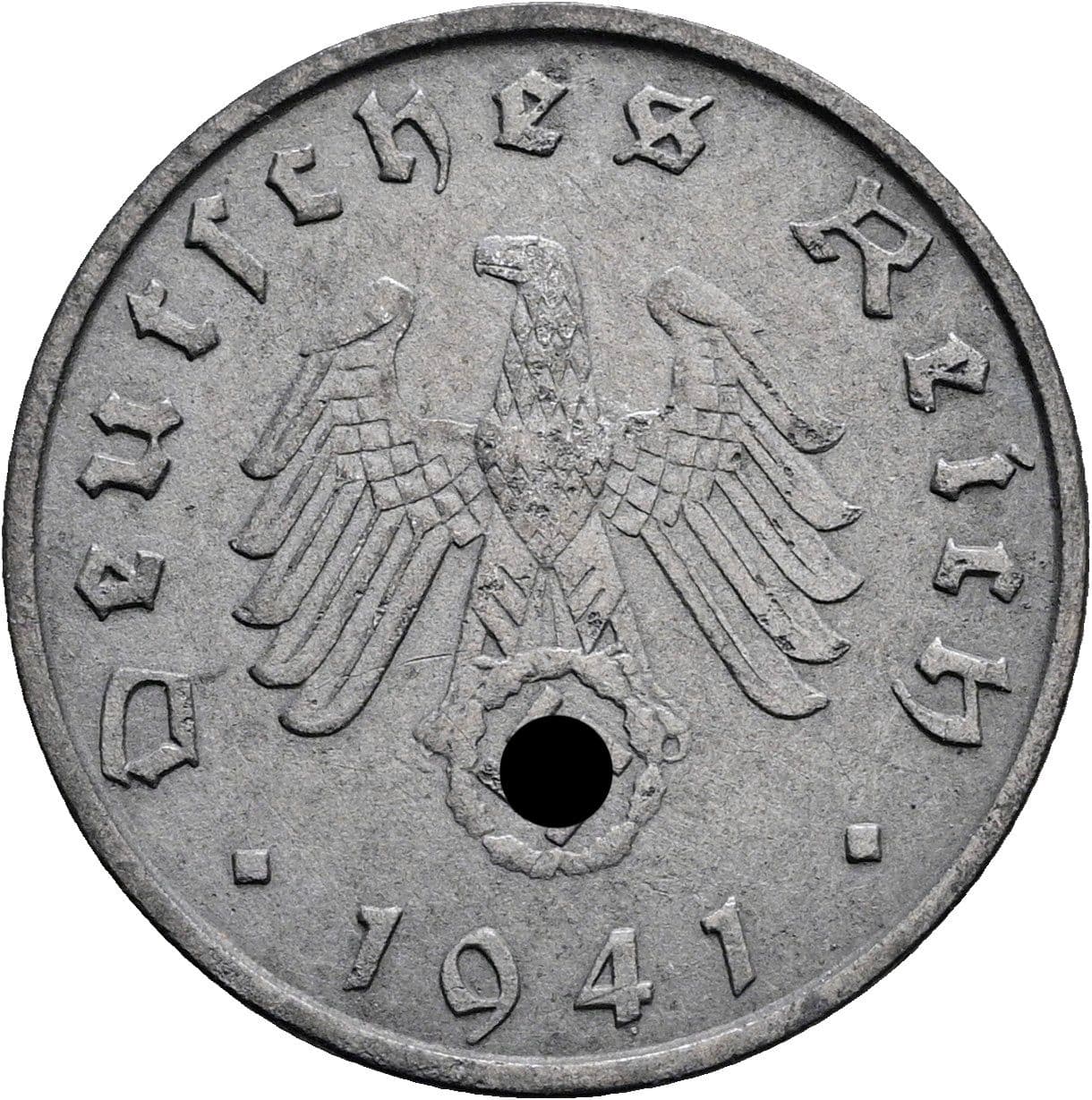 10 Reichspfennig 1941 B – Rückseite