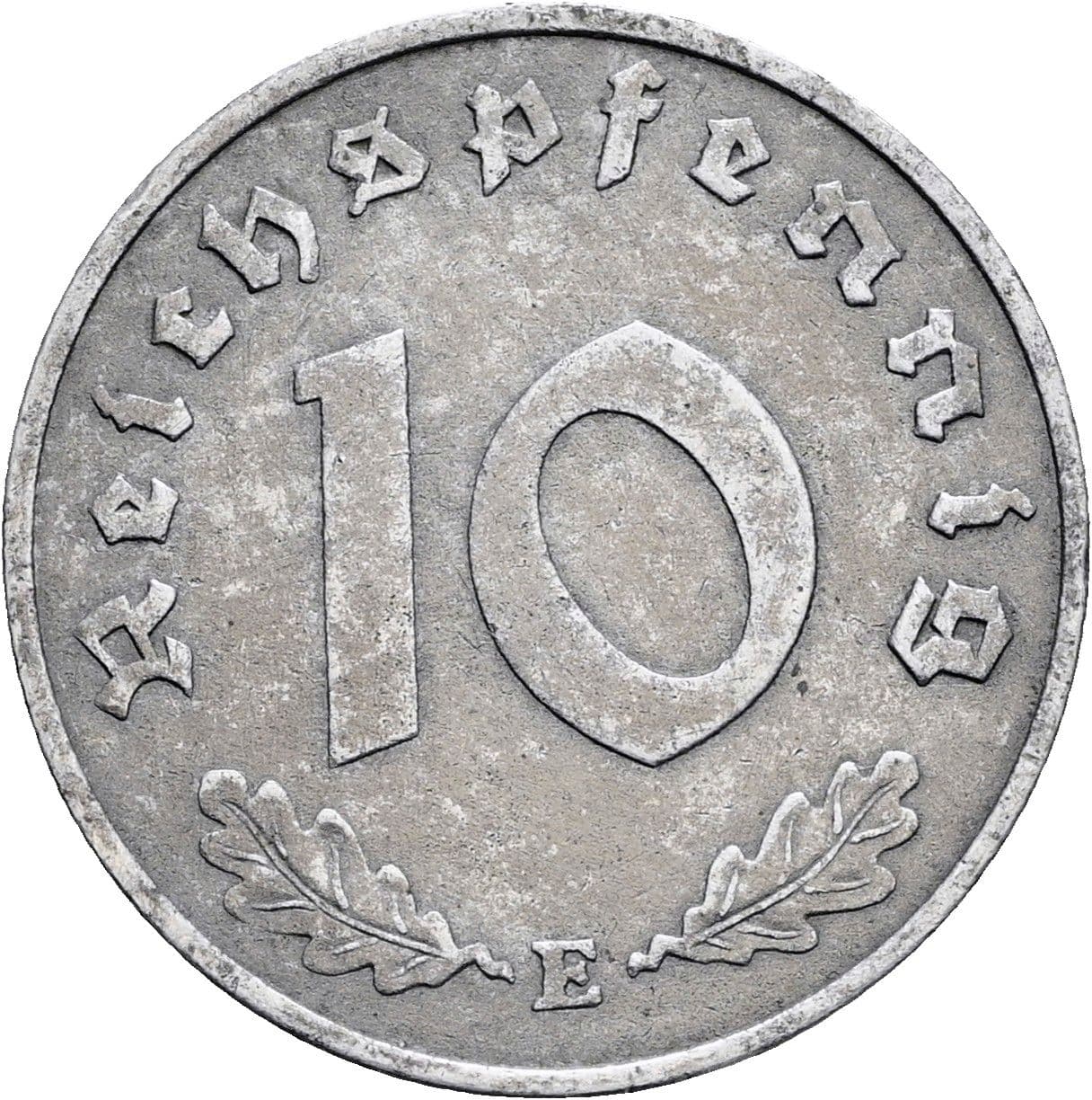 10 Reichspfennig 1940 E – Vorderseite