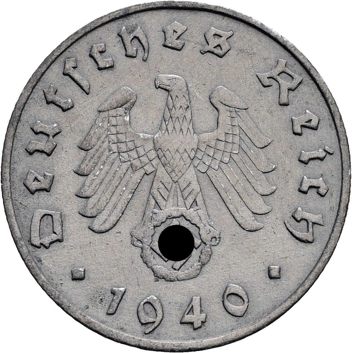 10 Reichspfennig 1940 E – Rückseite