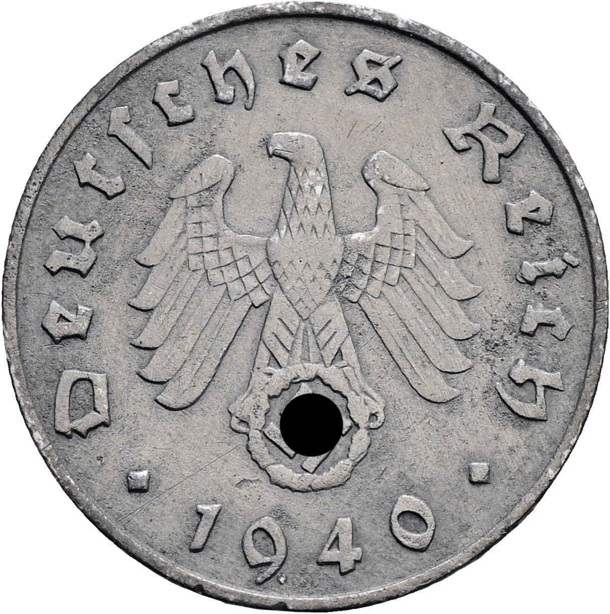 10 Reichspfennig 1940 E – Rückseite
