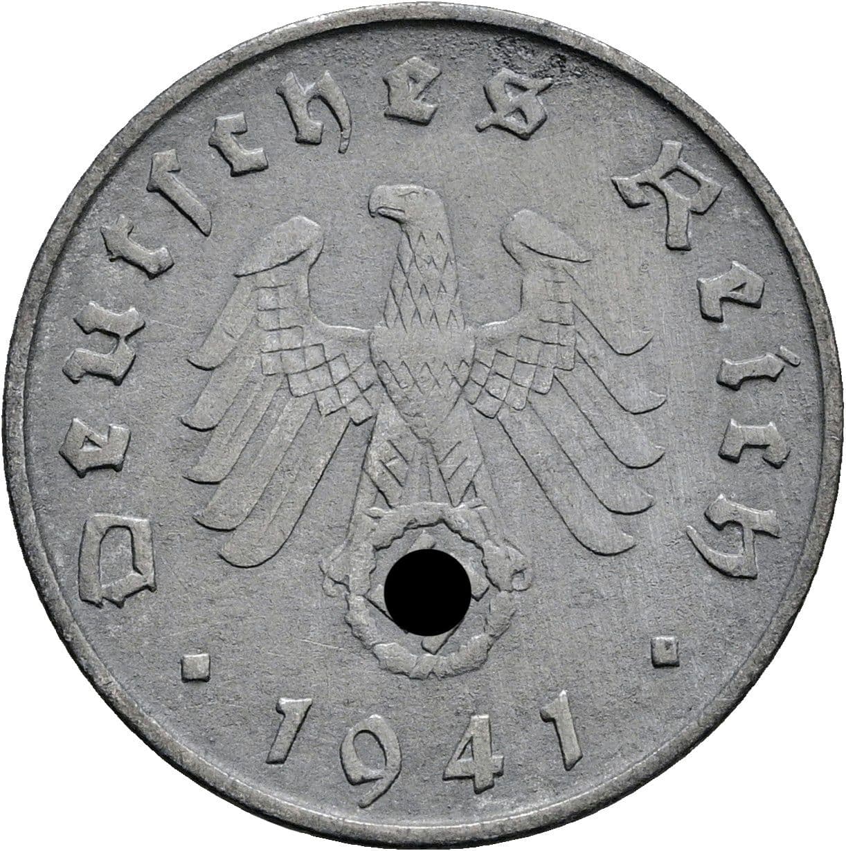10 Reichspfennig 1941 E – Rückseite