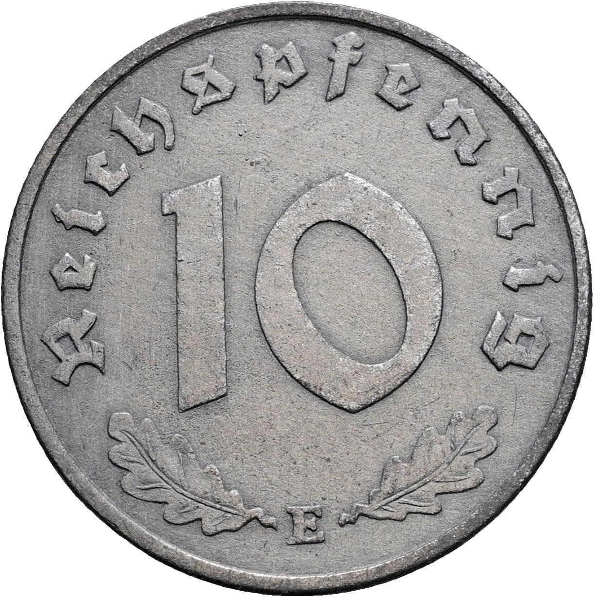 10 Reichspfennig 1941 E – Vorderseite