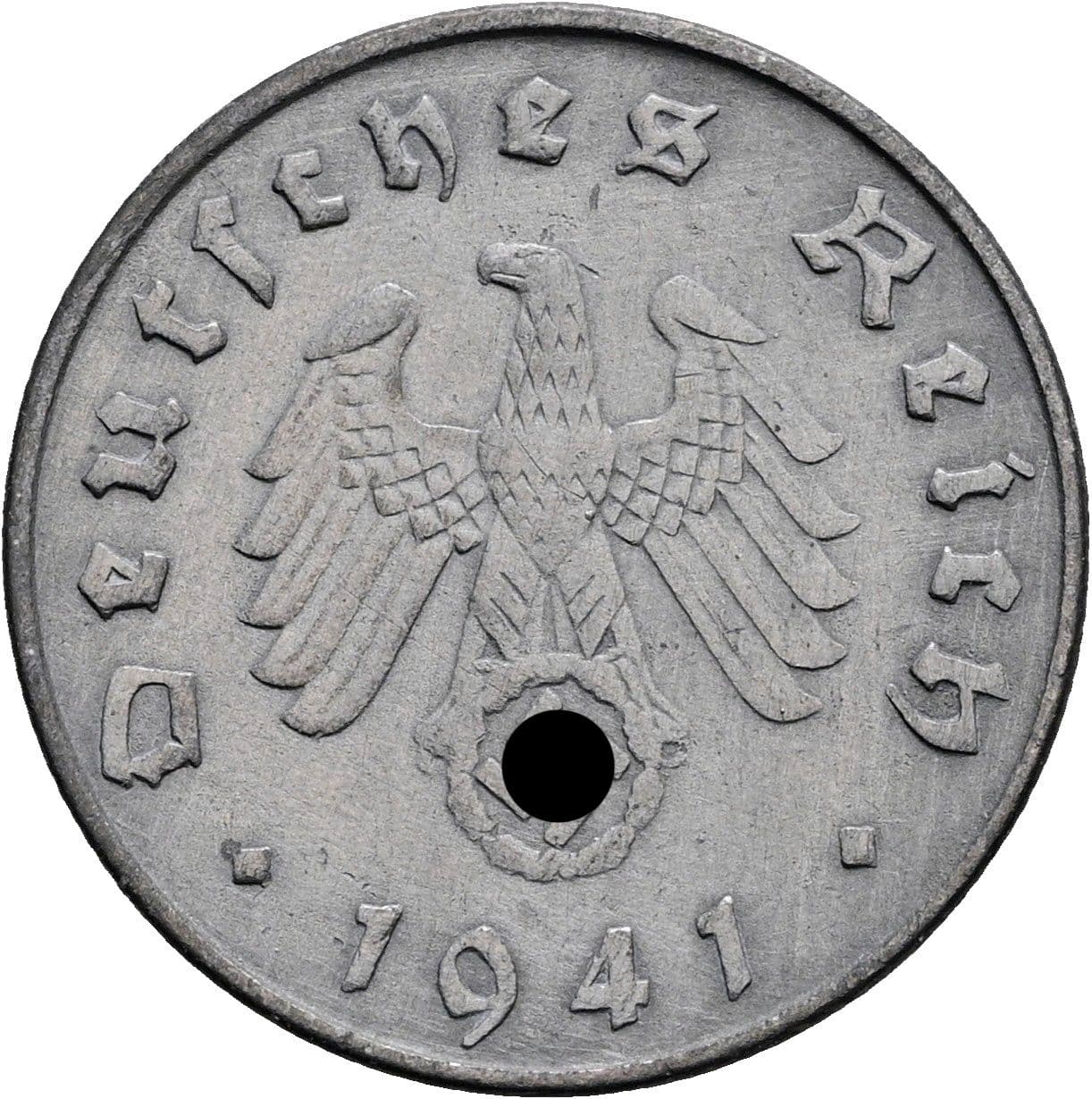 10 Reichspfennig 1941 E – Rückseite