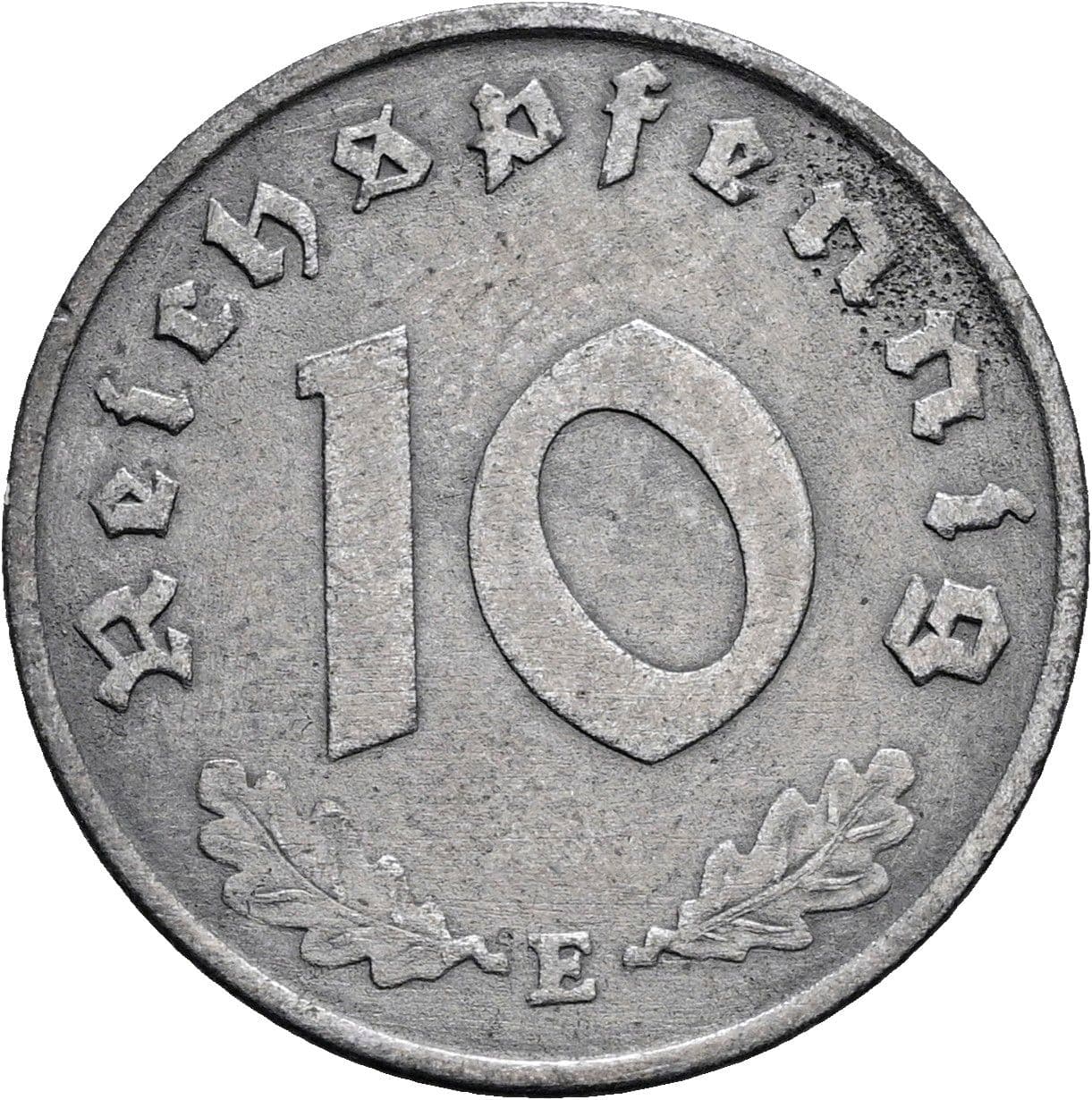 10 Reichspfennig 1941 E – Vorderseite