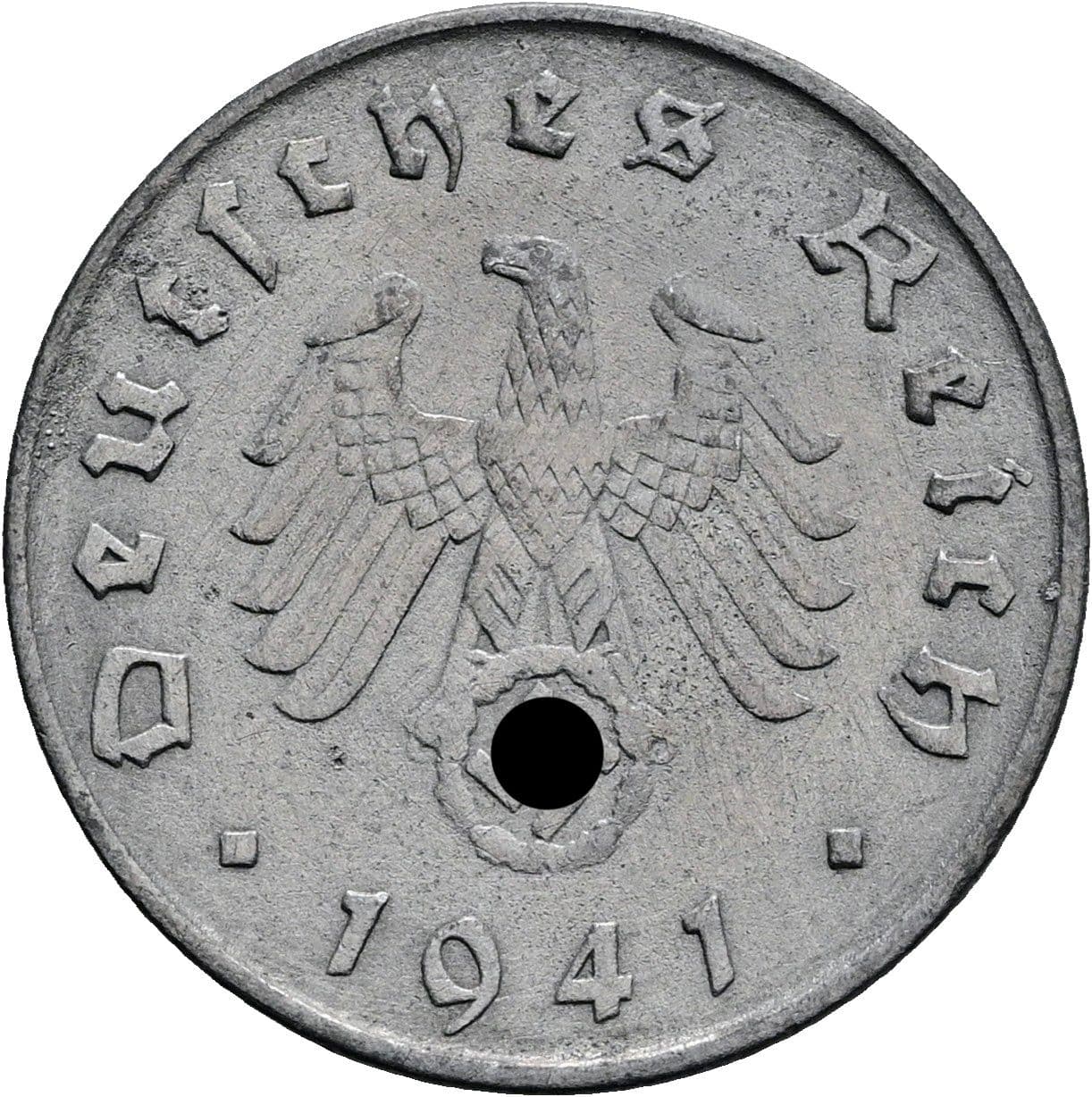 10 Reichspfennig 1941 E – Rückseite