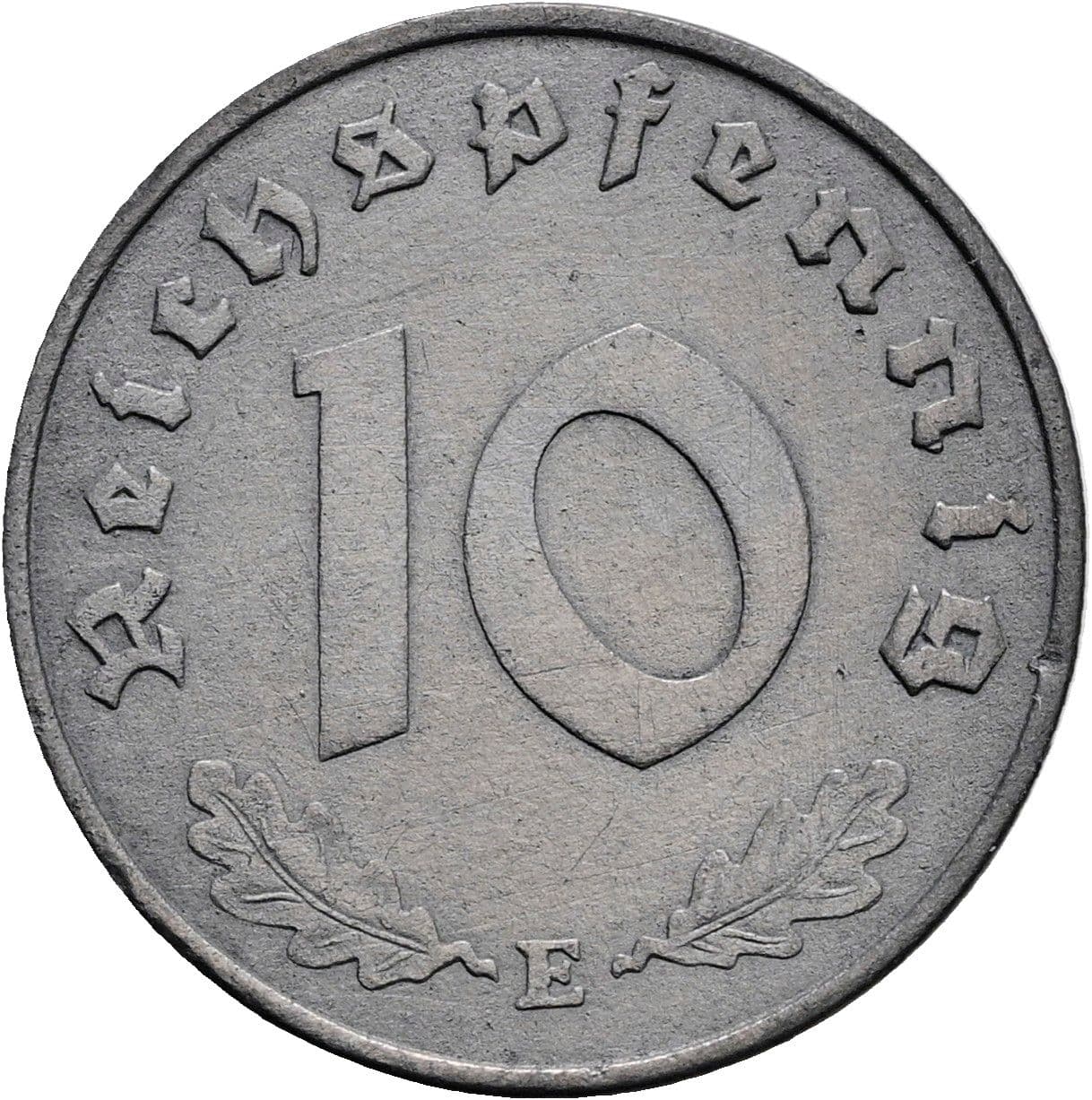 10 Reichspfennig 1941 E – Vorderseite