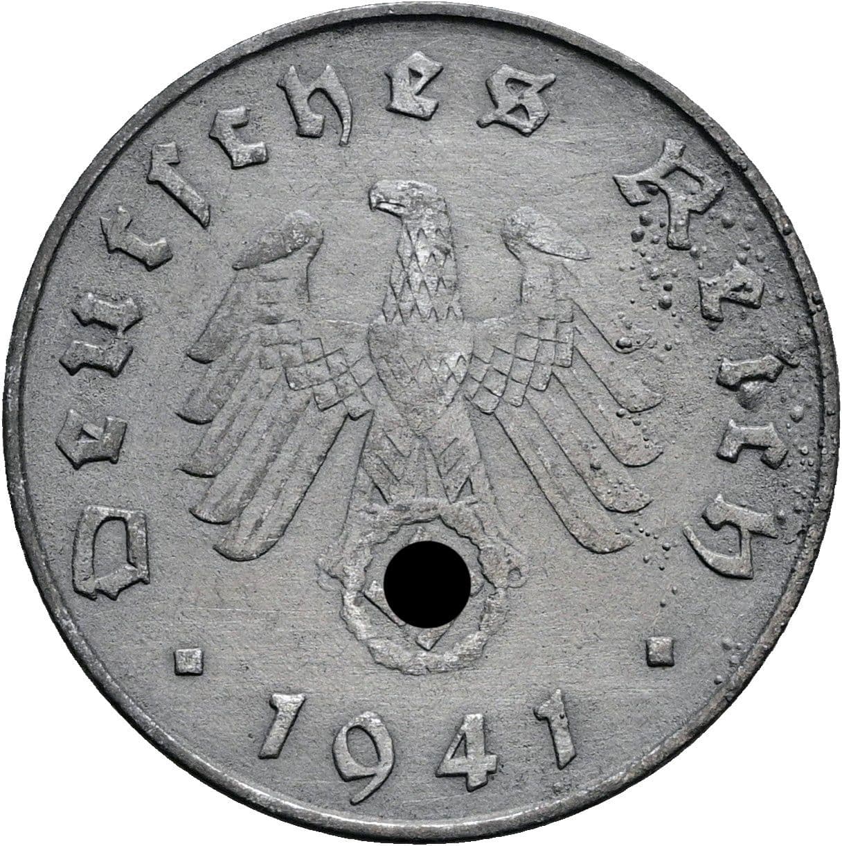 10 Reichspfennig 1941 E – Rückseite