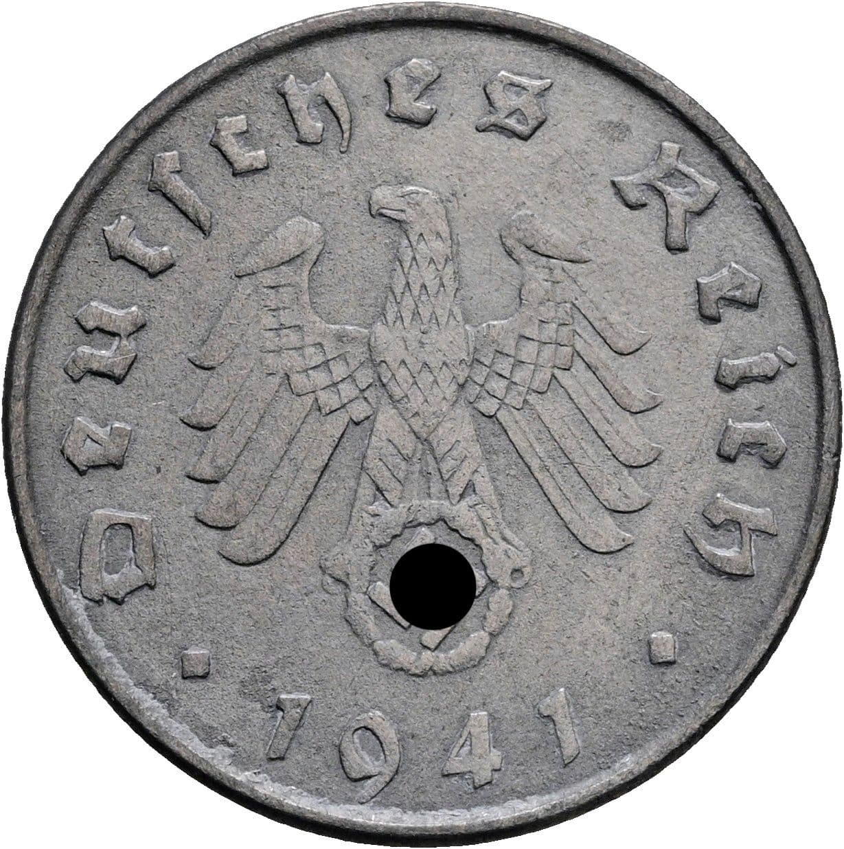 10 Reichspfennig 1941 E – Rückseite