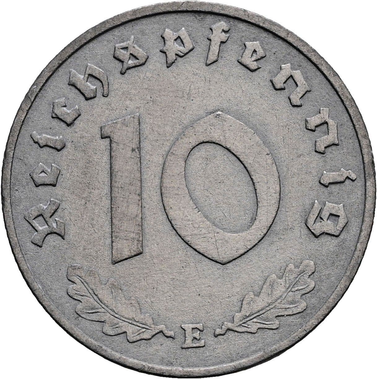 10 Reichspfennig 1941 E – Vorderseite
