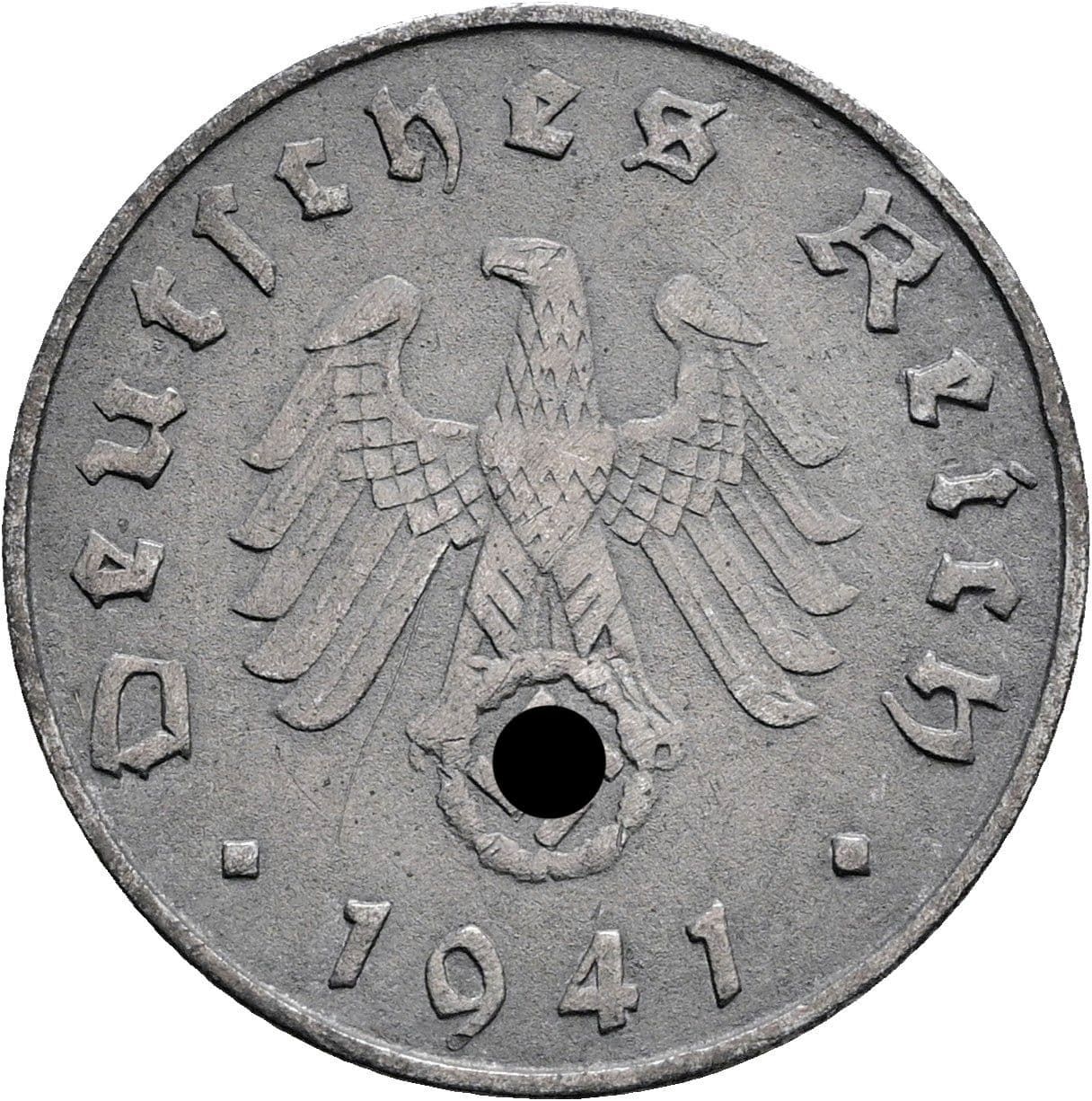 10 Reichspfennig 1941 E – Rückseite