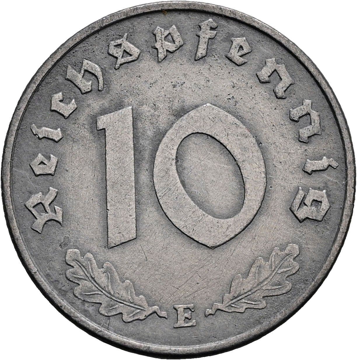 10 Reichspfennig 1941 E – Vorderseite