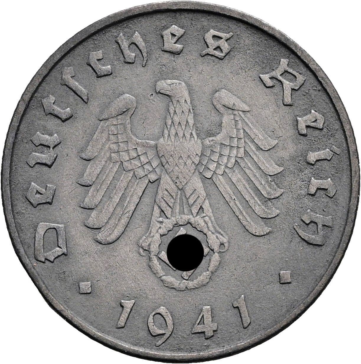 10 Reichspfennig 1941 E – Rückseite