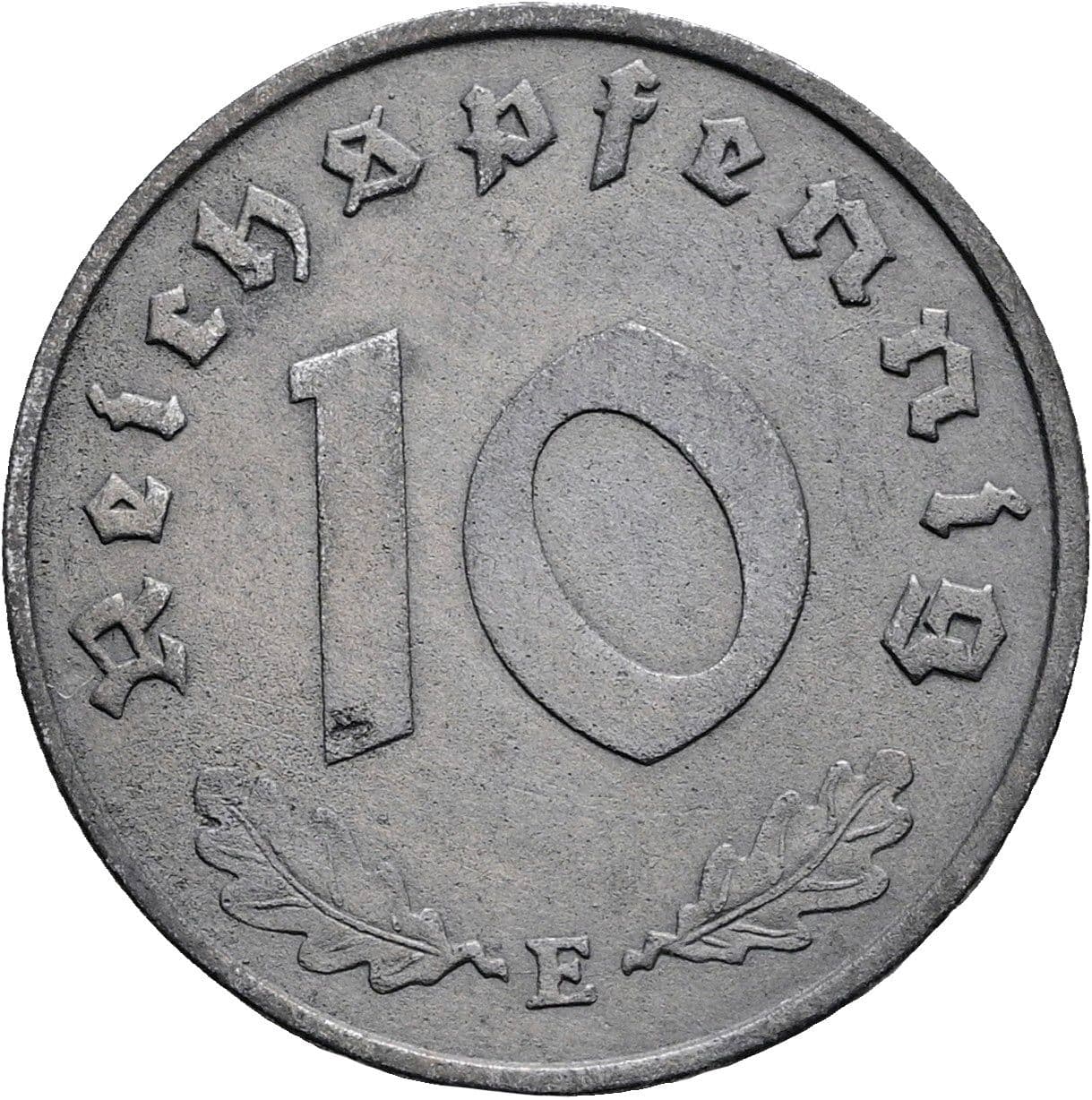 10 Reichspfennig 1941 E – Vorderseite
