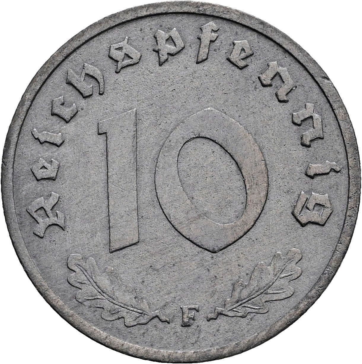 10 Reichspfennig 1941 F – Vorderseite