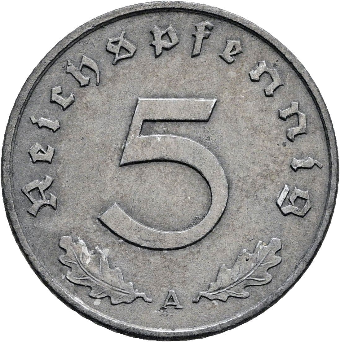 5 Reichspfennig 1940 A – Vorderseite