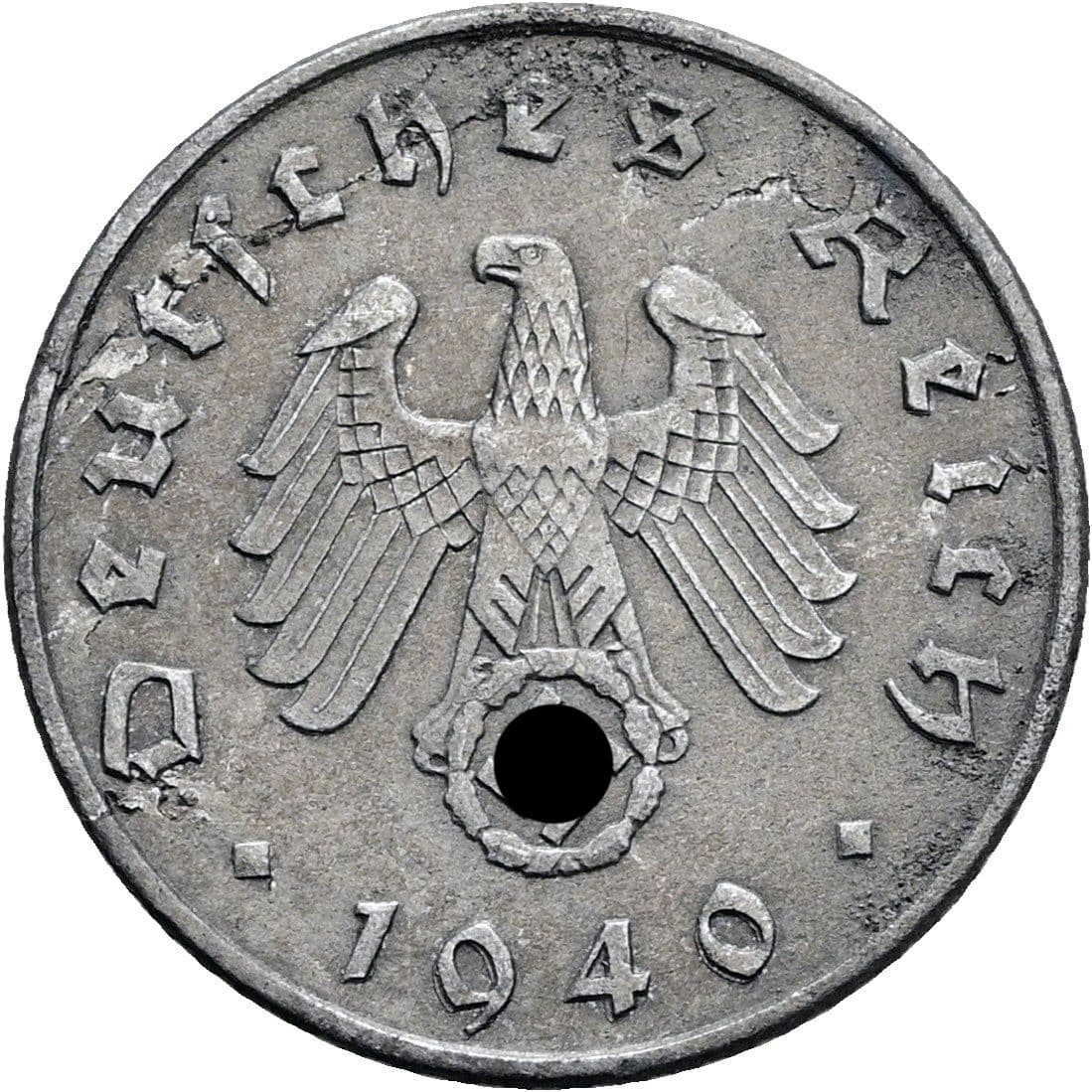 5 Reichspfennig 1940 A – Rückseite