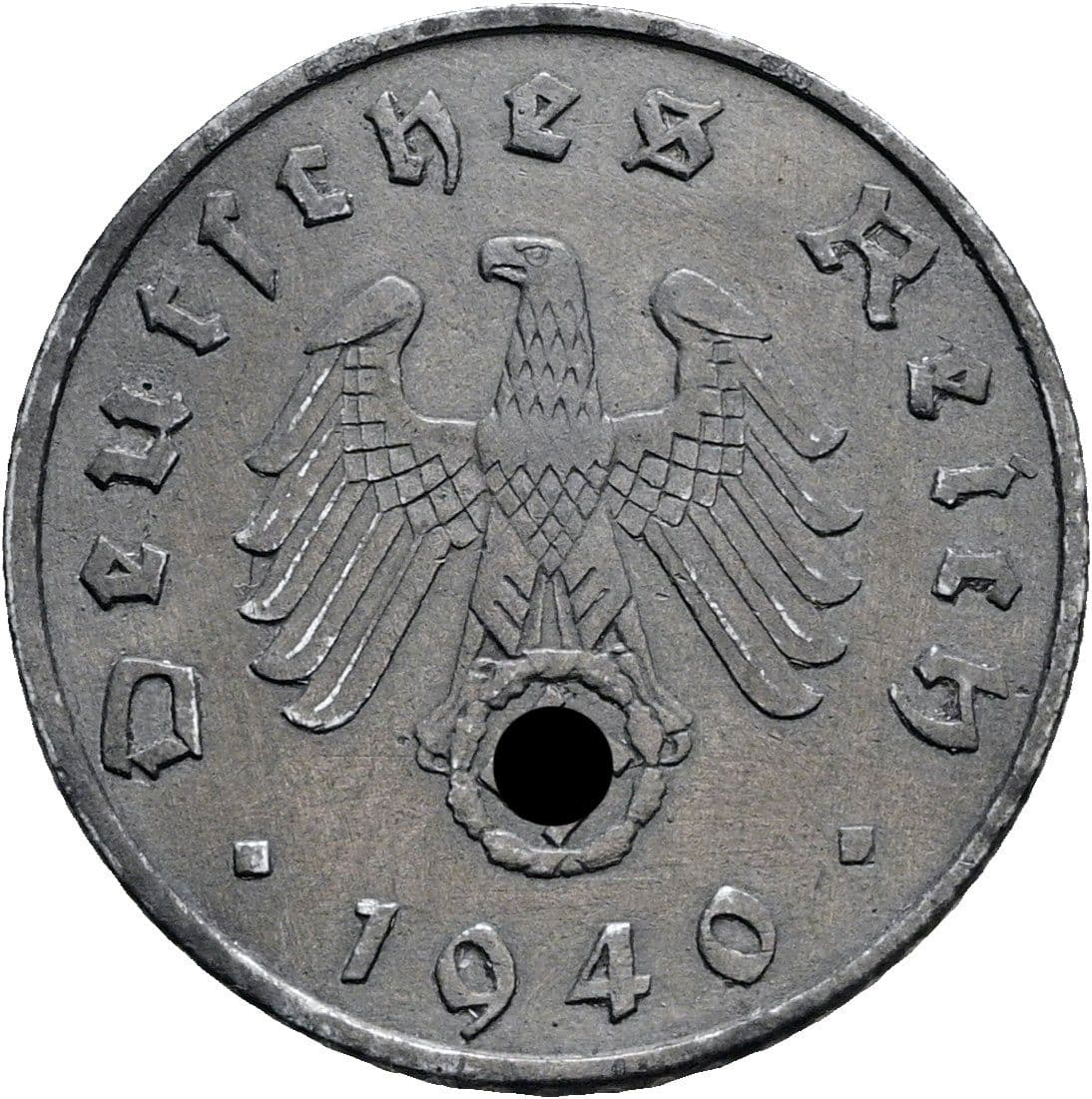 5 Reichspfennig 1940 A – Rückseite