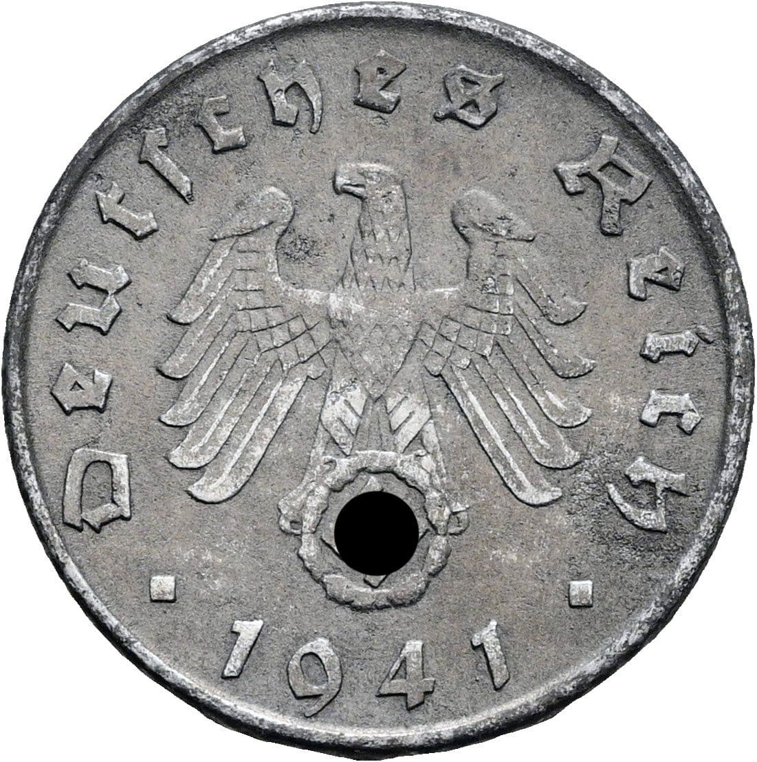 5 Reichspfennig 1941 G – Rückseite